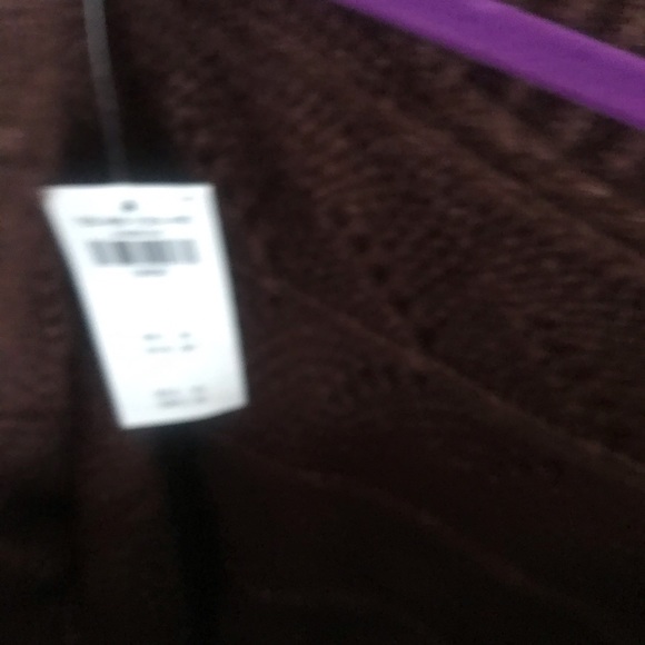 Abercrombie NWT Women Small Brown tie back sweater - Picture 9 of 10